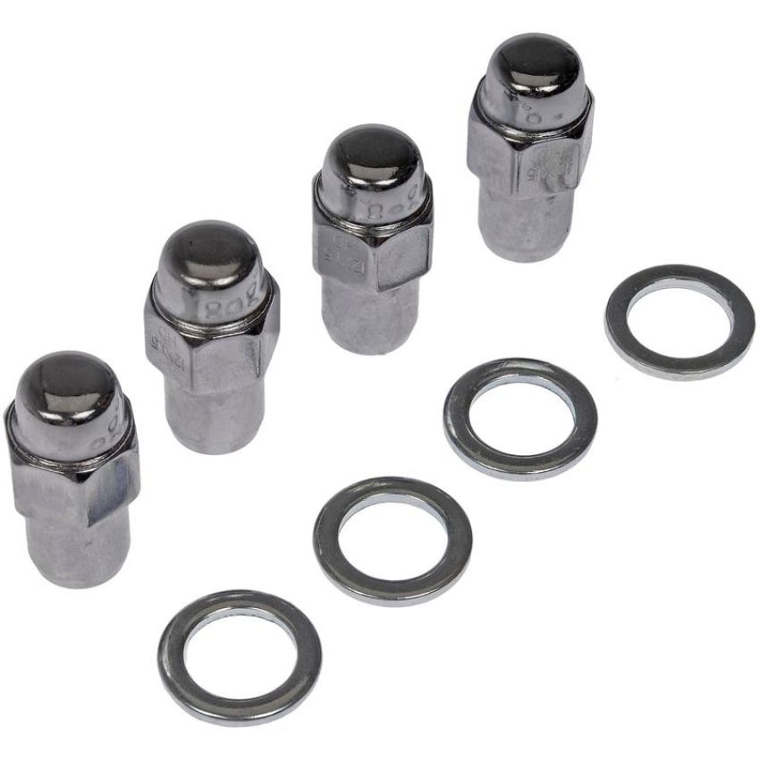 DORMAN 711-308 Wheel Nut Chrome Std. Mag 2-Pc M12-1.50