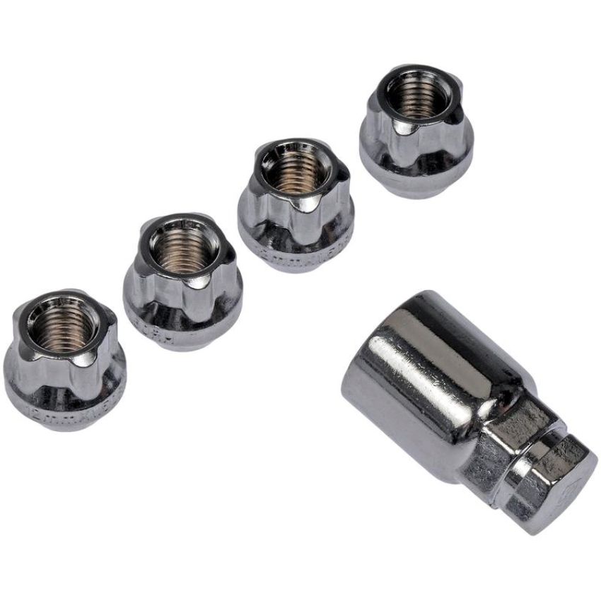 DORMAN 711-326 Wheel Nut Lock Chrome Bulge Lock Set M12-1.50