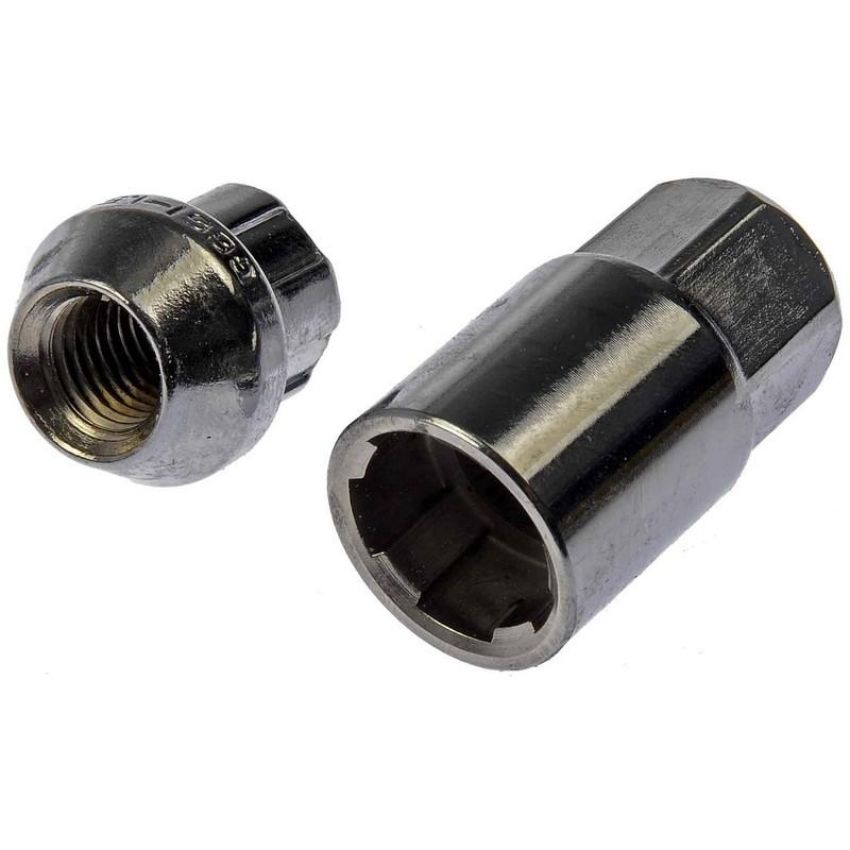 DORMAN 711-326 Wheel Nut Lock Chrome Bulge Lock Set M12-1.50