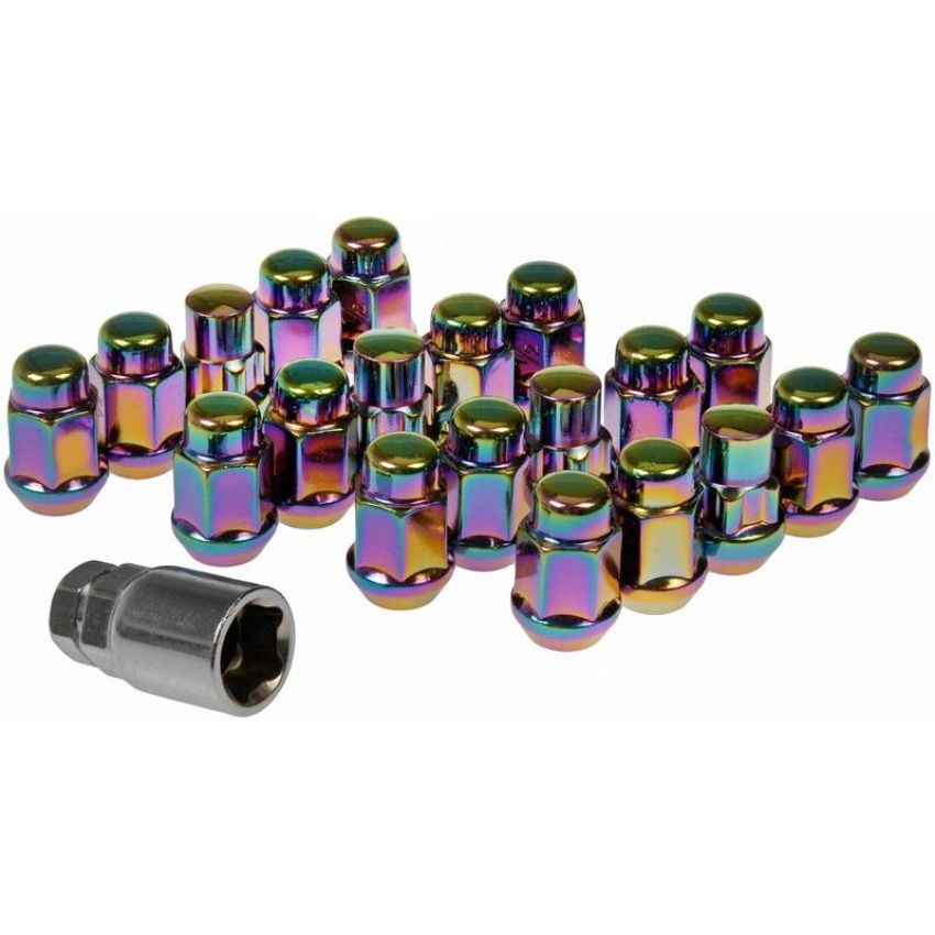 DORMAN 711-335G Neo-Chrome Acorn Nut Lock Set M12-1.50