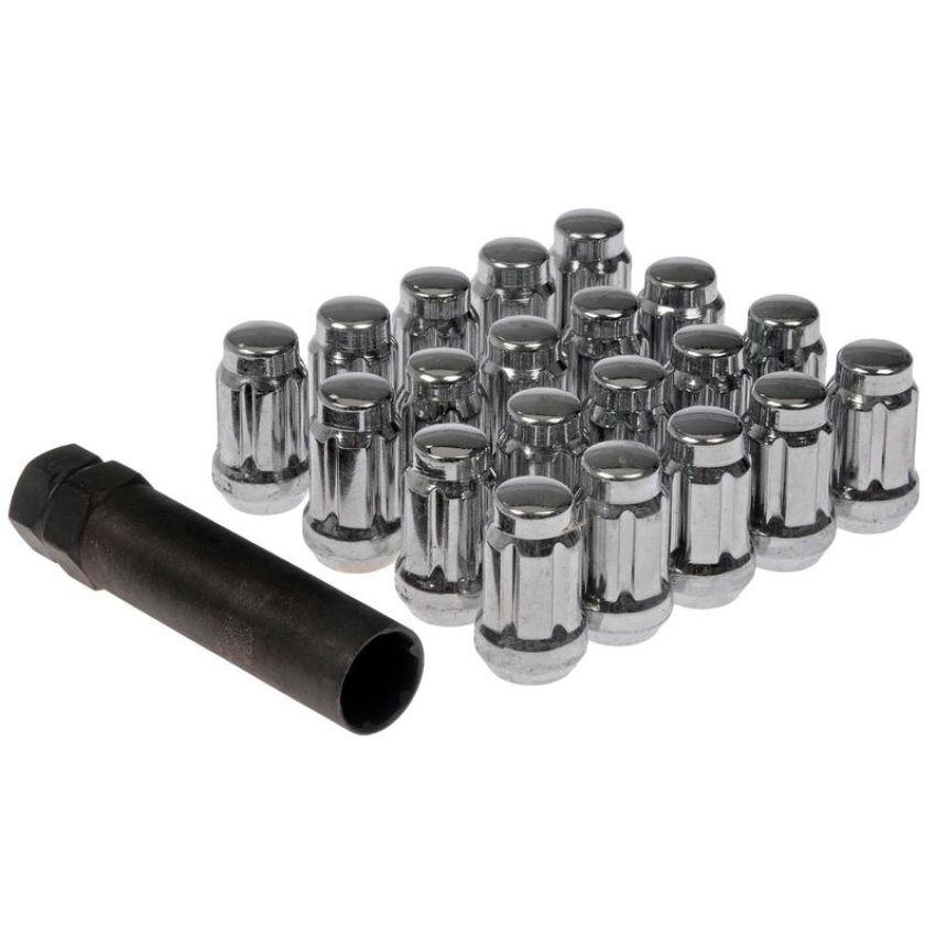 DORMAN 711-355 Chrome Spline Drive Acorn Nuts M12-1.50