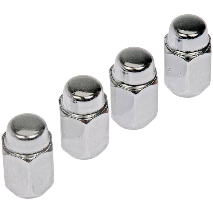 DORMAN 711-601 Wheel Nut Chrome Acorn 2-Pc M14-1.50