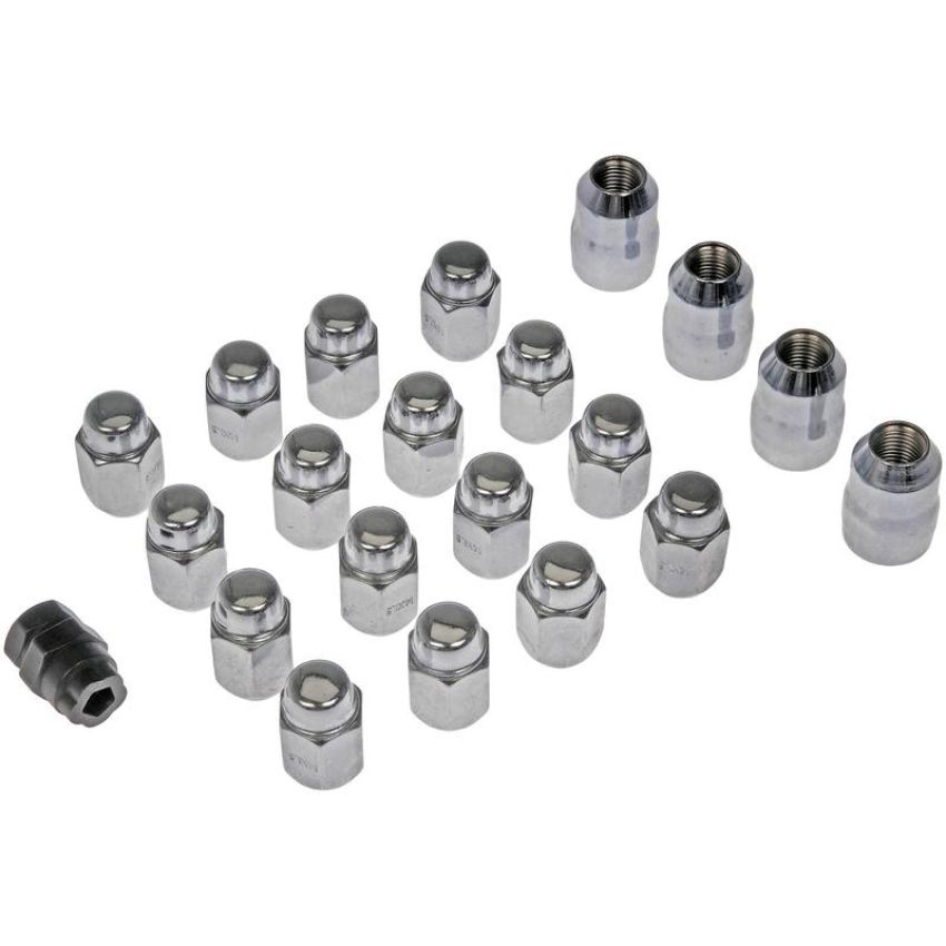 DORMAN 711-641 Chrome Acorn 2-Pc M14-1.50