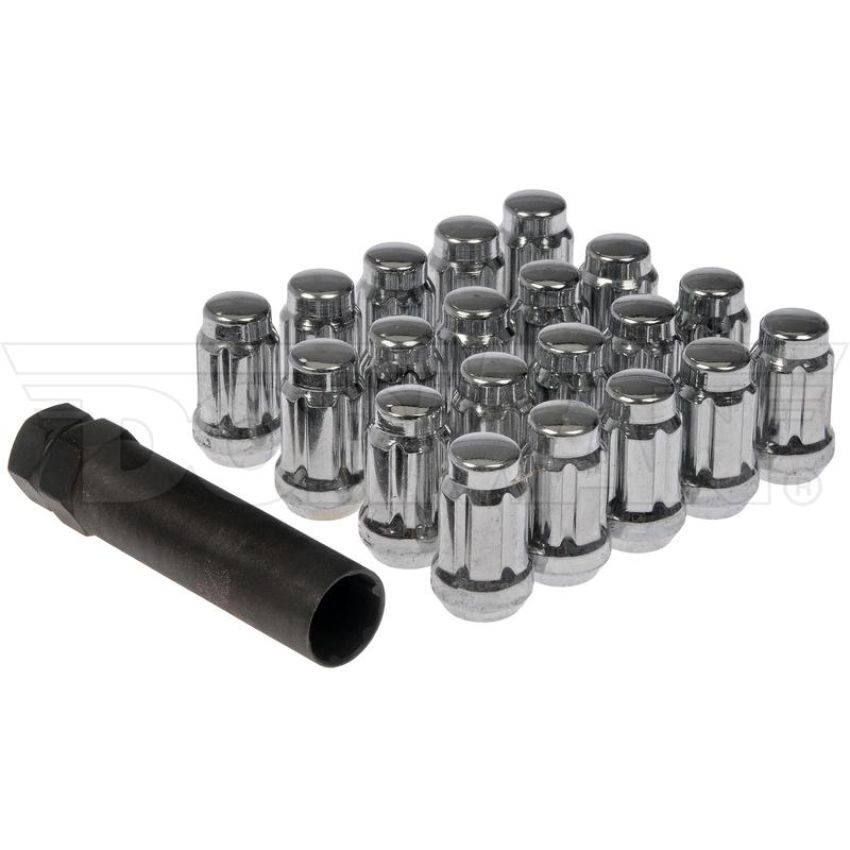 DORMAN 711-655 Chrome Spline Drive Acorn Nut Set M14-1.50