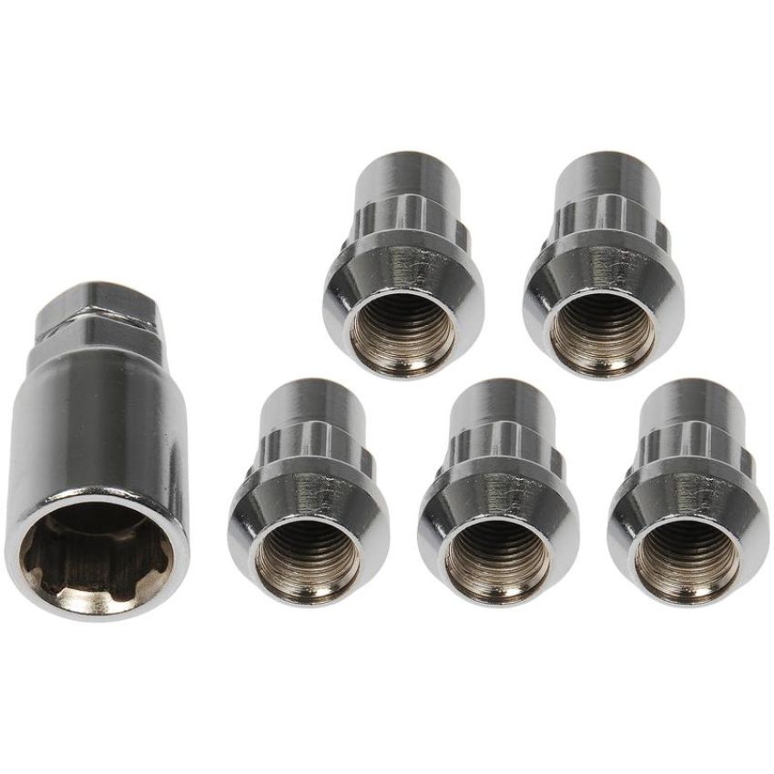 DORMAN 712-228 Wheel Nut Lock Chrome Acorn Set 1/2-20