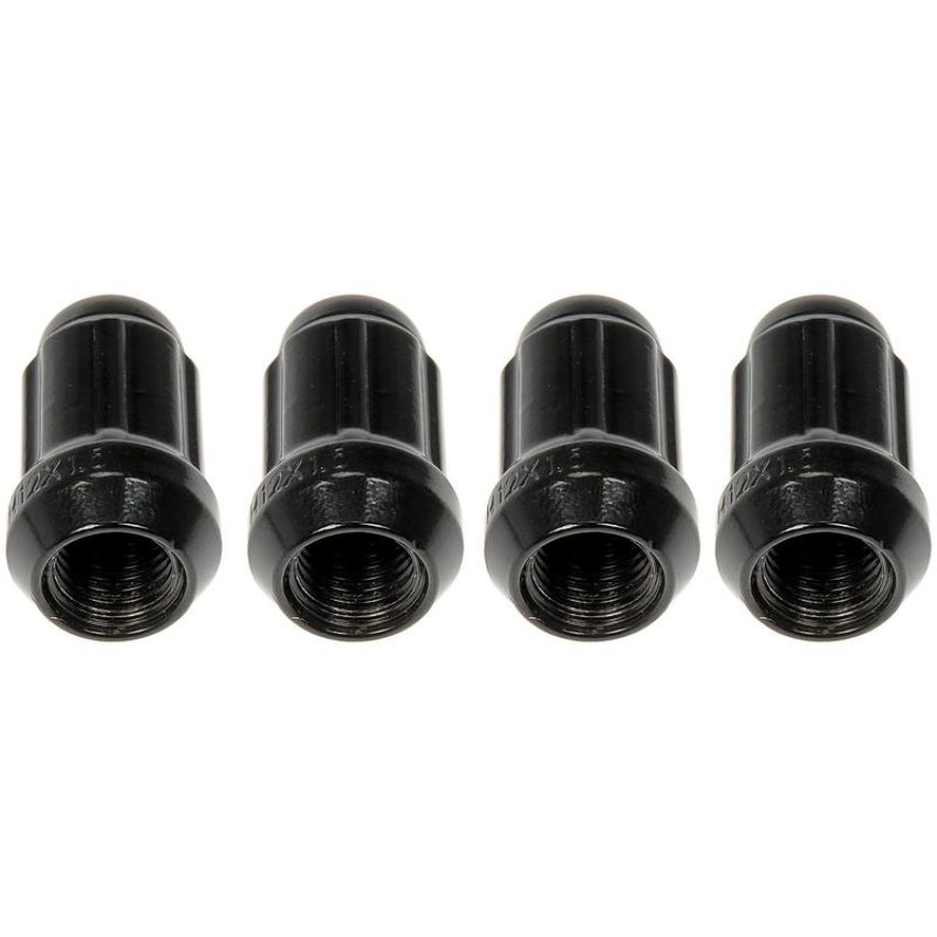 DORMAN 712-315C Matte Black Spline Drive Lock Set M12-1.50