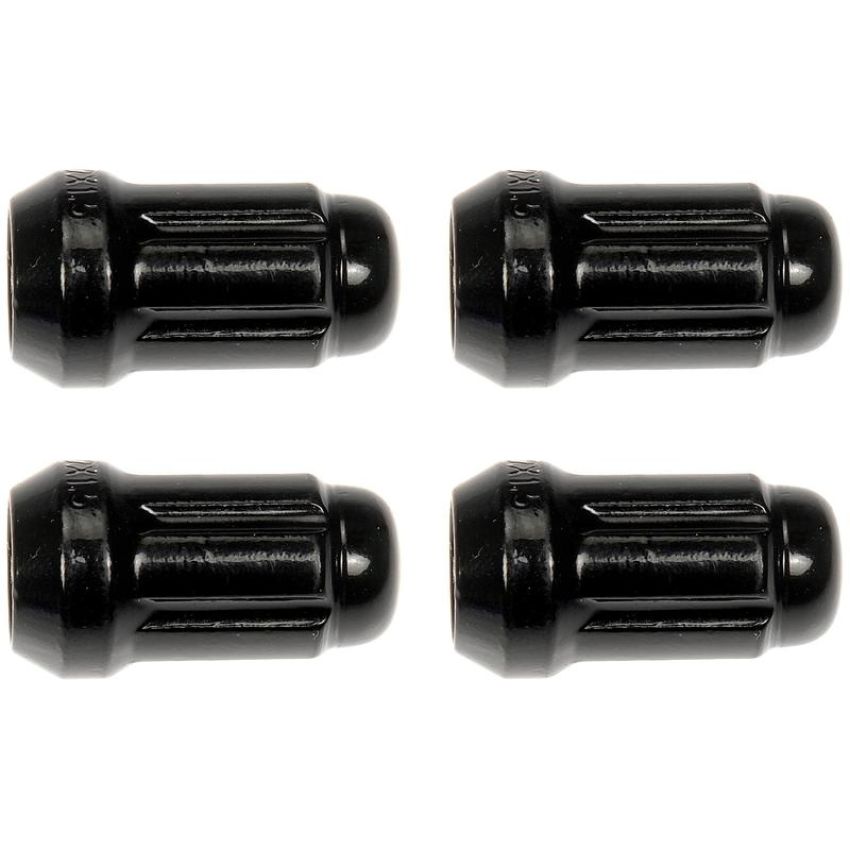 DORMAN 712-315C Matte Black Spline Drive Lock Set M12-1.50