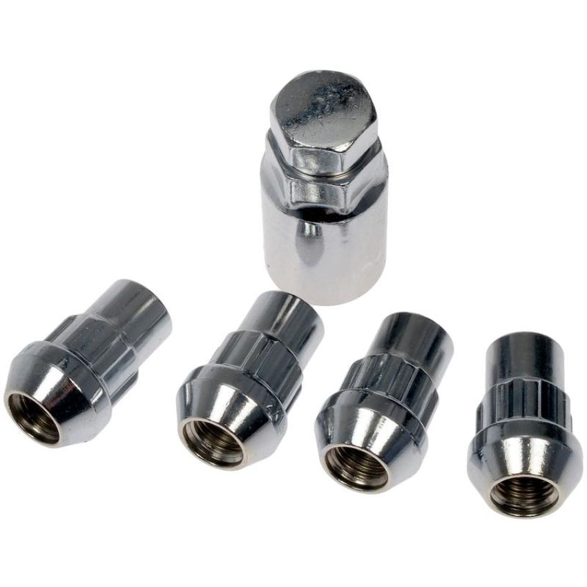 DORMAN 712-328 Wheel Nut Lock Chrome Acorn Set M12-1.50