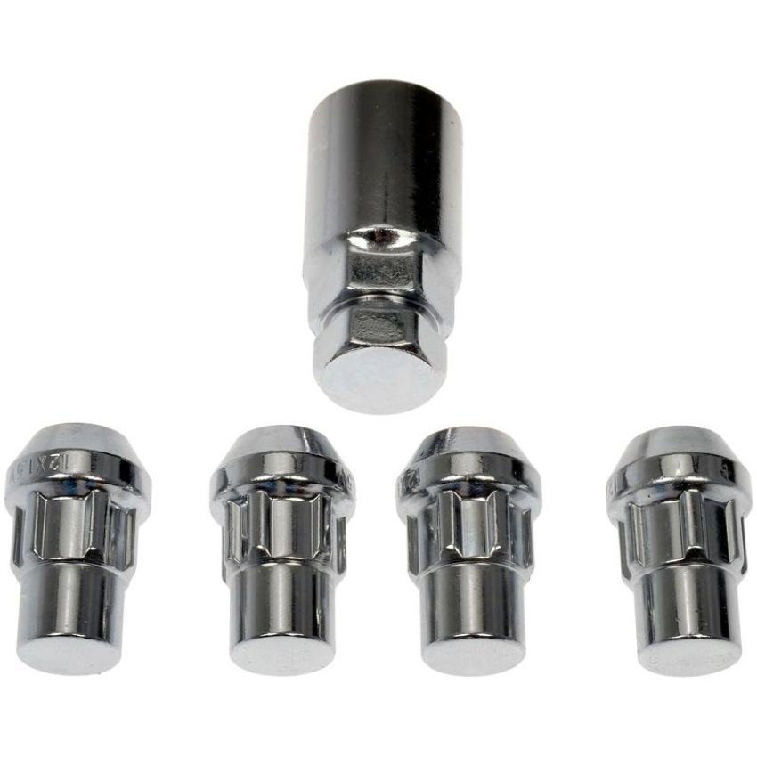 DORMAN 712-328 Wheel Nut Lock Chrome Acorn Set M12-1.50