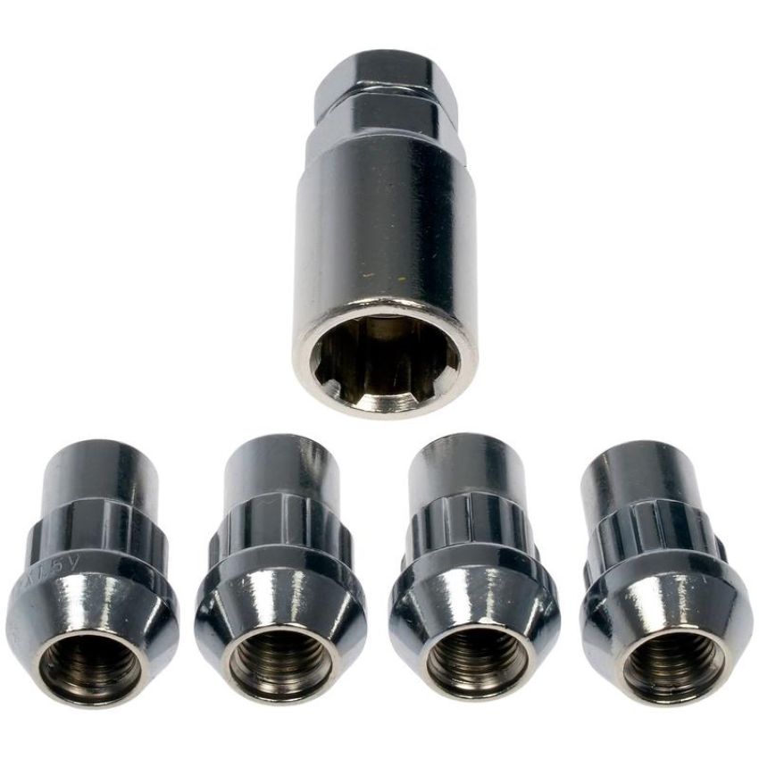DORMAN 712-328 Wheel Nut Lock Chrome Acorn Set M12-1.50