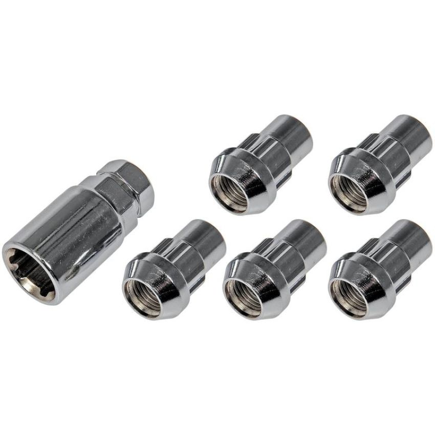 DORMAN 712-328 Wheel Nut Lock Chrome Acorn Set M12-1.50