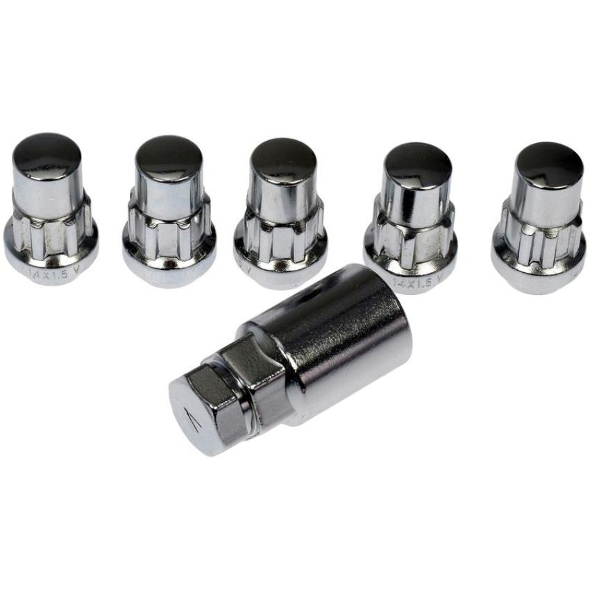 DORMAN 712-628 Wheel Nut Lock Chrome Acorn Set M14-1.50