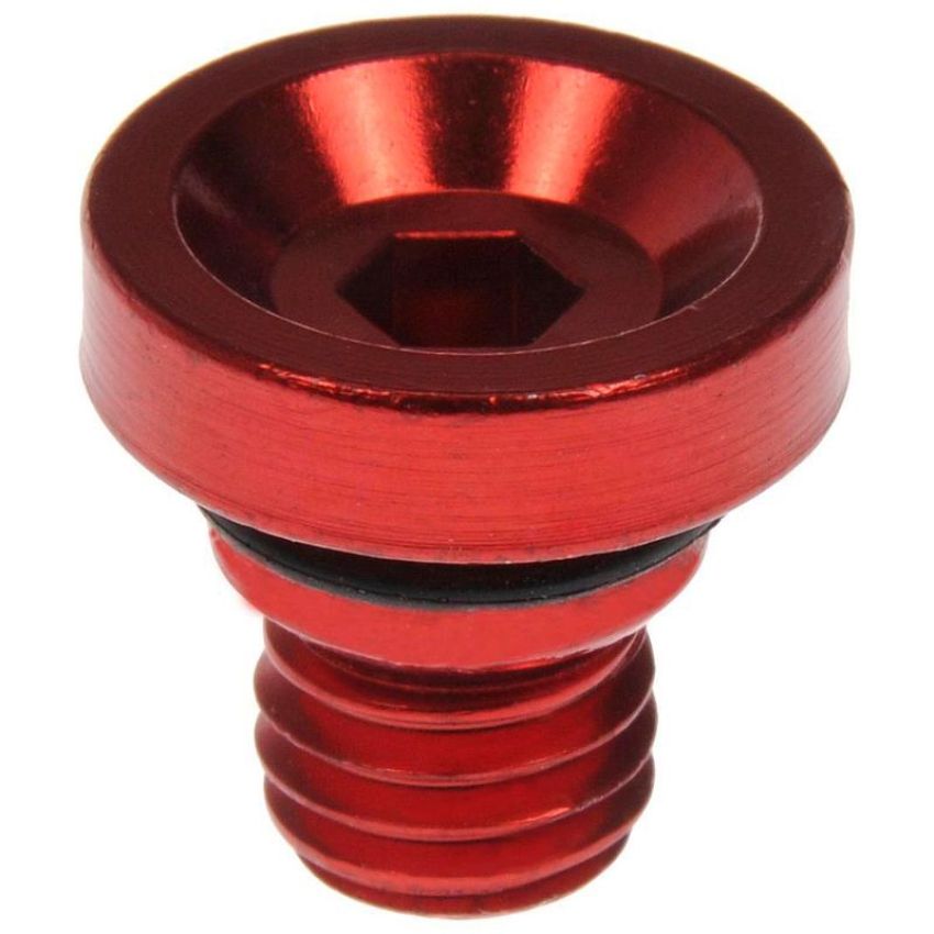 DORMAN 712-X95E Wheel Nut Cap, Red Aluminum