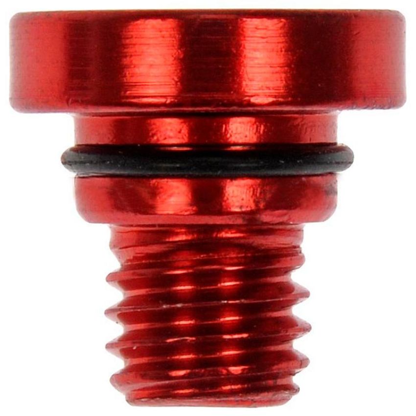 DORMAN 712-X95E Wheel Nut Cap, Red Aluminum
