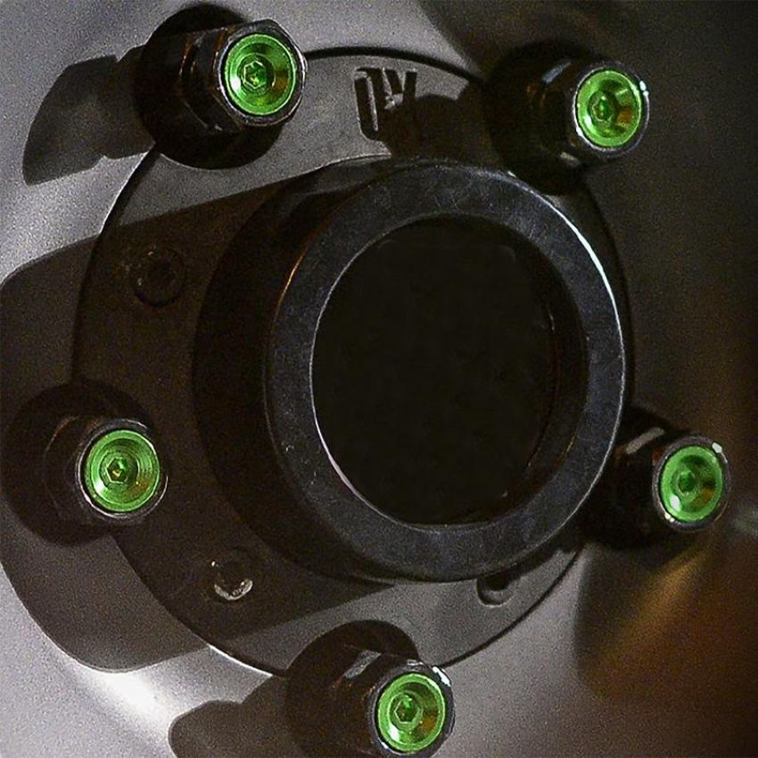 DORMAN 712-X95F Wheel Nut Cap, Green Aluminum
