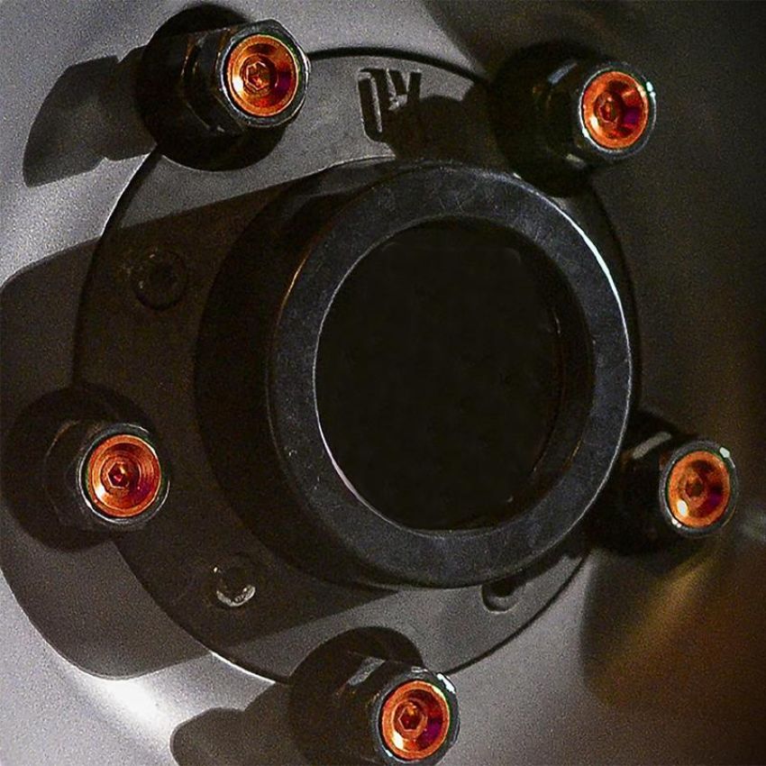 DORMAN 712-X95I Wheel Nut Cap, Orange Aluminum