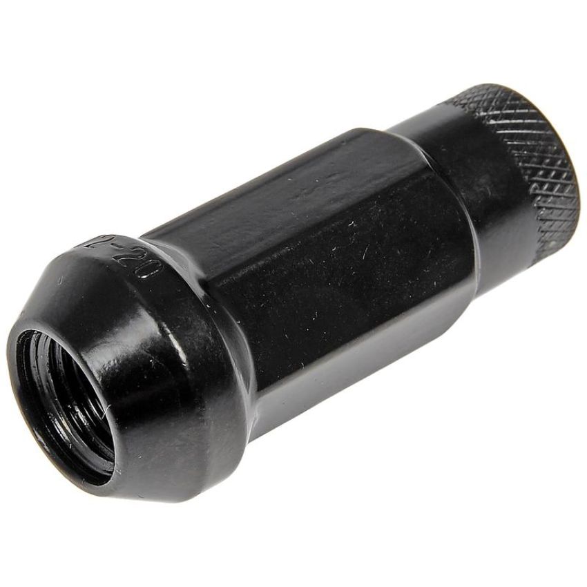 DORMAN 713-285A Black Open End Knurled Wheel Nuts