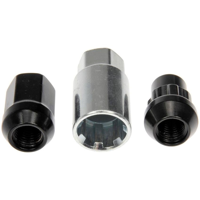 DORMAN 713-375A Black Acorn Wheel Nut Lock Set