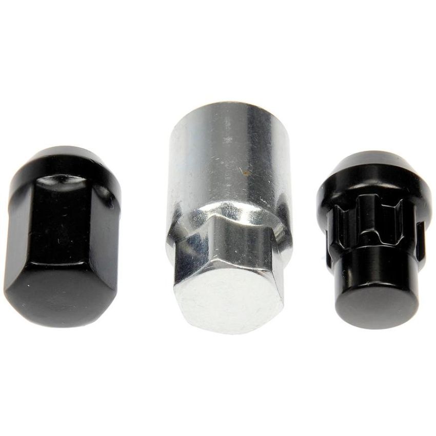 DORMAN 713-375A Black Acorn Wheel Nut Lock Set