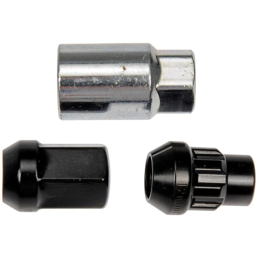 DORMAN 713-375A Black Acorn Wheel Nut Lock Set