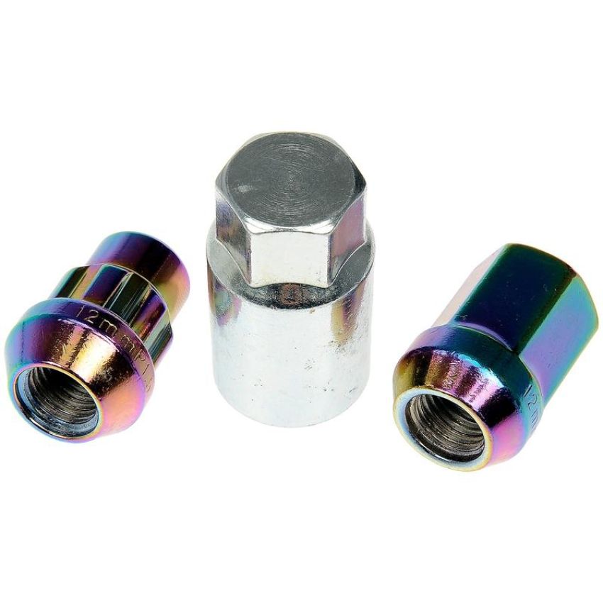 DORMAN 713-375G Rainbow/Neo-Chrome Acorn Wheel Nut Lock Set