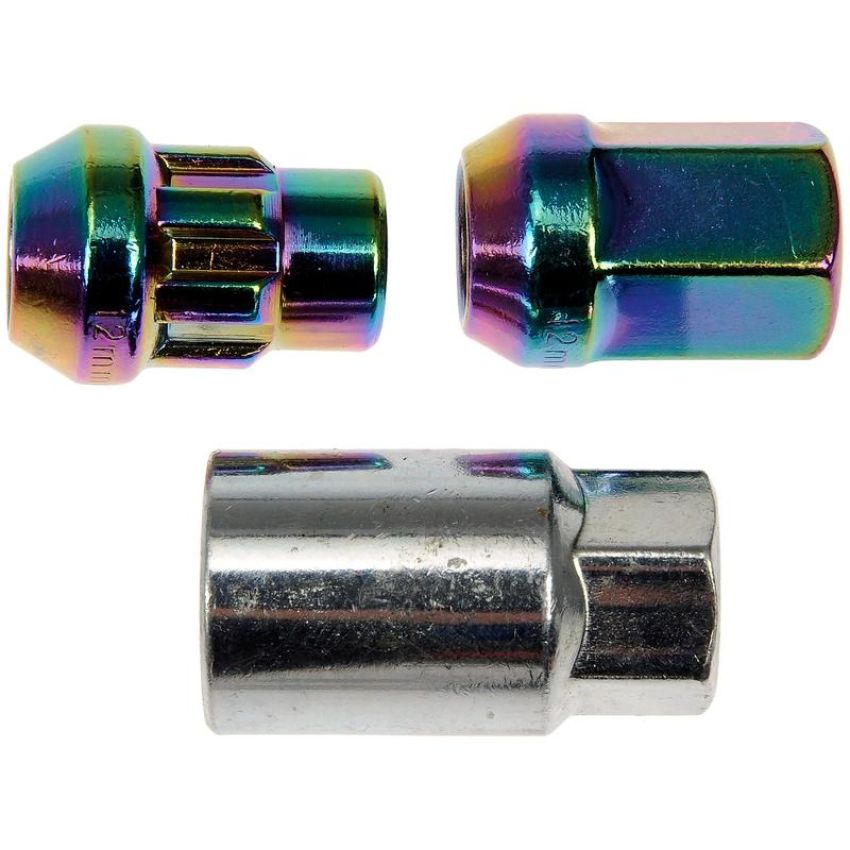 DORMAN 713-375G Rainbow/Neo-Chrome Acorn Wheel Nut Lock Set