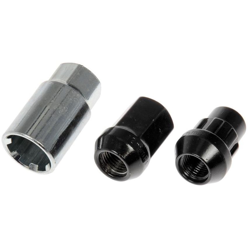 DORMAN 713-475A Black Acorn Wheel Nut Lock Set