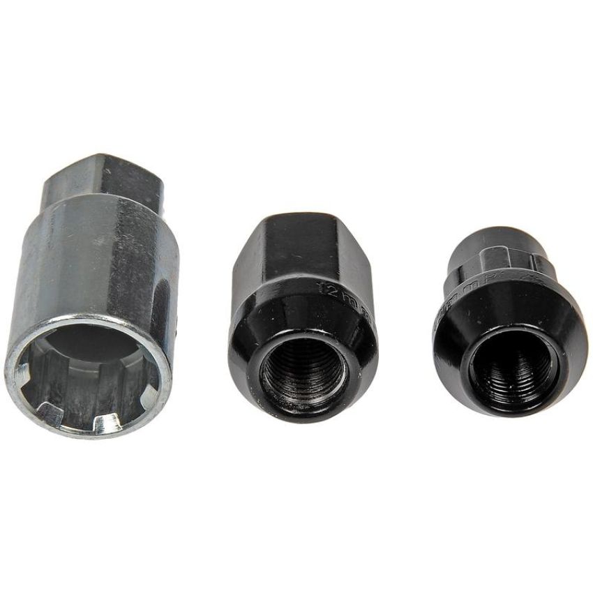 DORMAN 713-475A Black Acorn Wheel Nut Lock Set