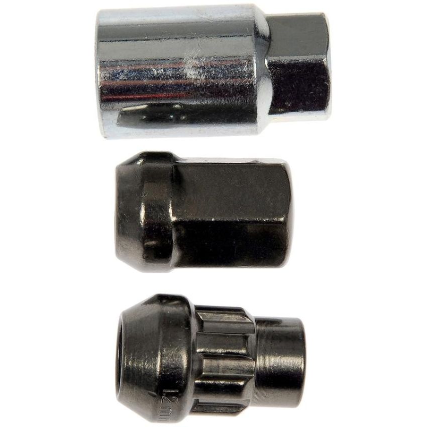 DORMAN 713-475Z Hyper Black Acorn Wheel Nut Lock Set