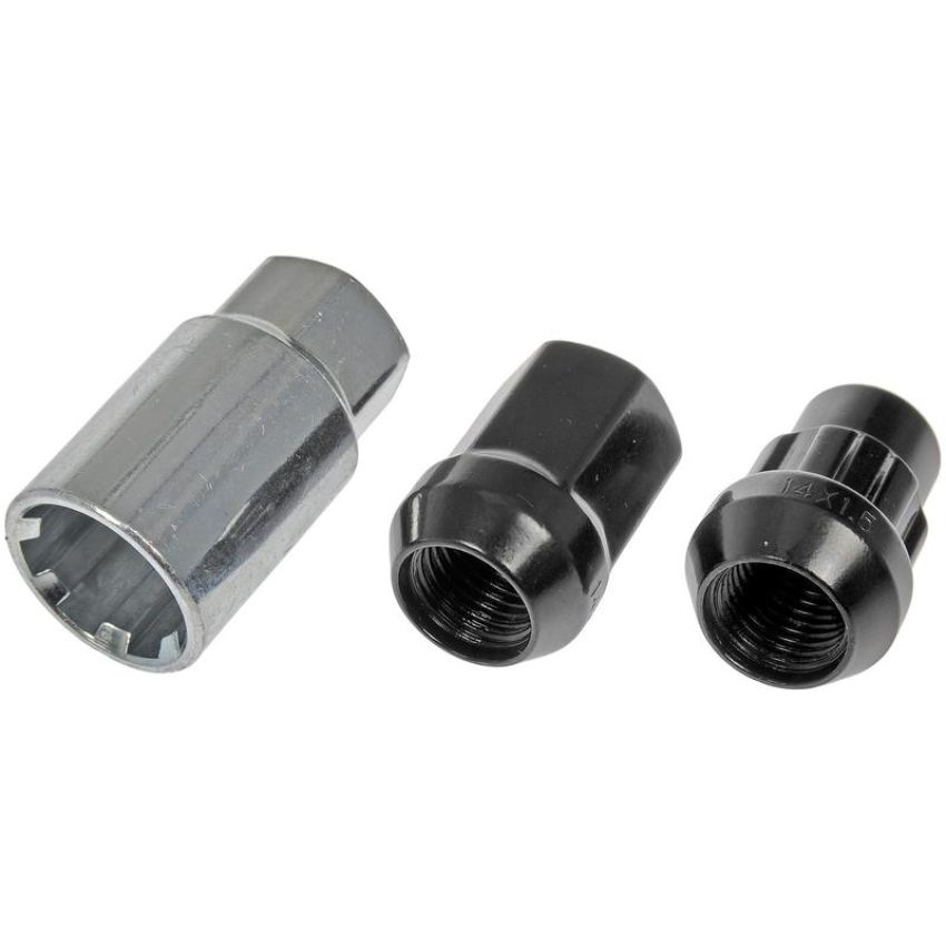 DORMAN 713-675A Black Acorn Wheel Nut Lock Set