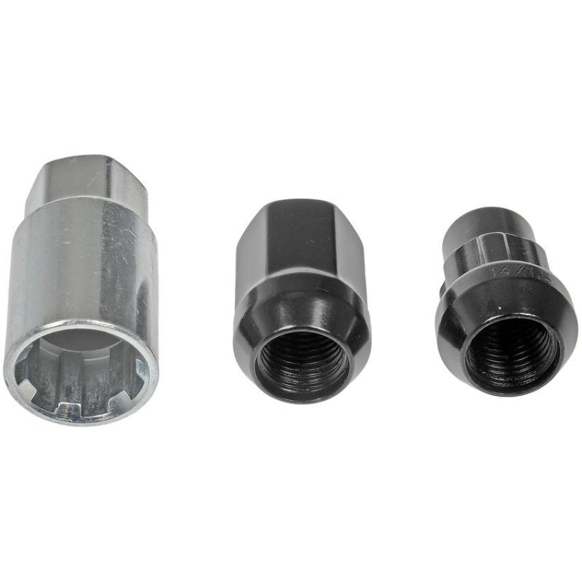 DORMAN 713-675A Black Acorn Wheel Nut Lock Set