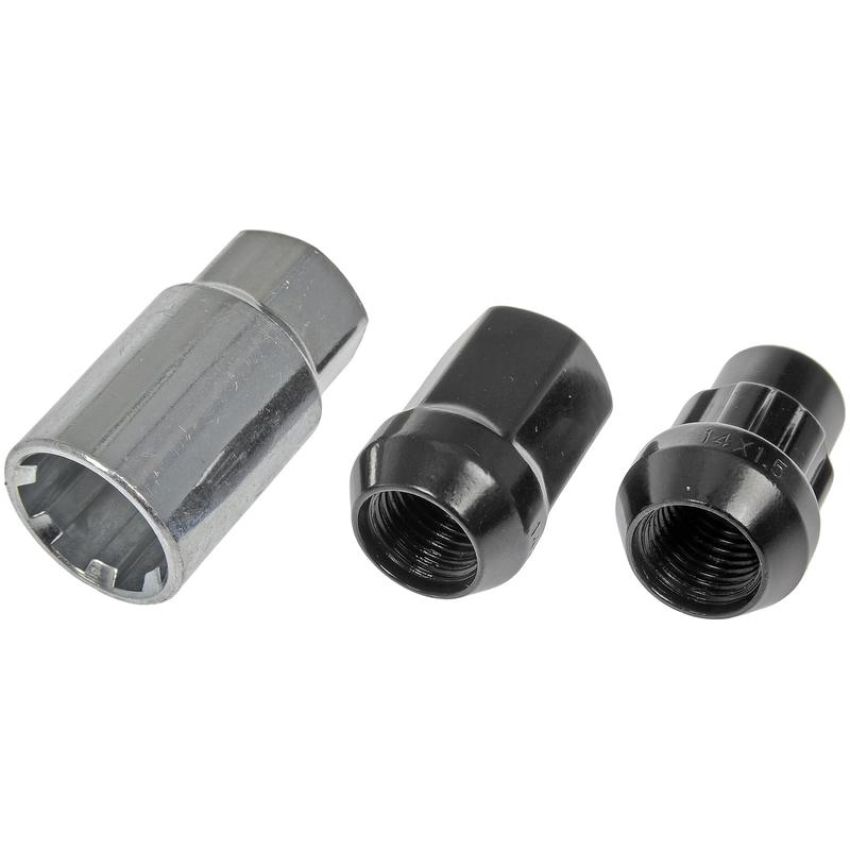 DORMAN 713-675A Black Acorn Wheel Nut Lock Set