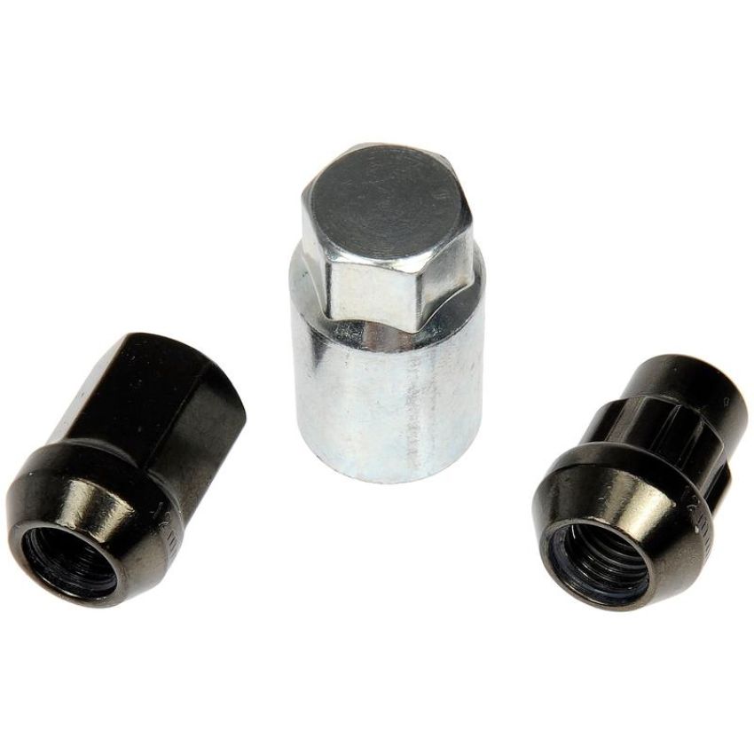 DORMAN 713-675Z Hyper Black Acorn Wheel Nut Lock Set