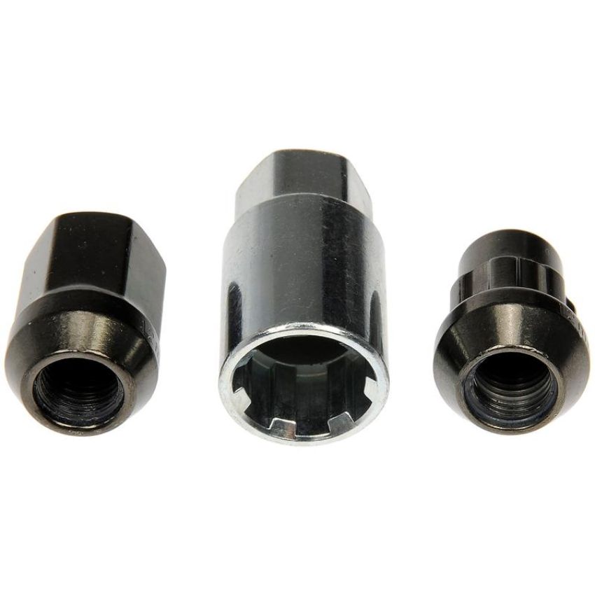 DORMAN 713-675Z Hyper Black Acorn Wheel Nut Lock Set