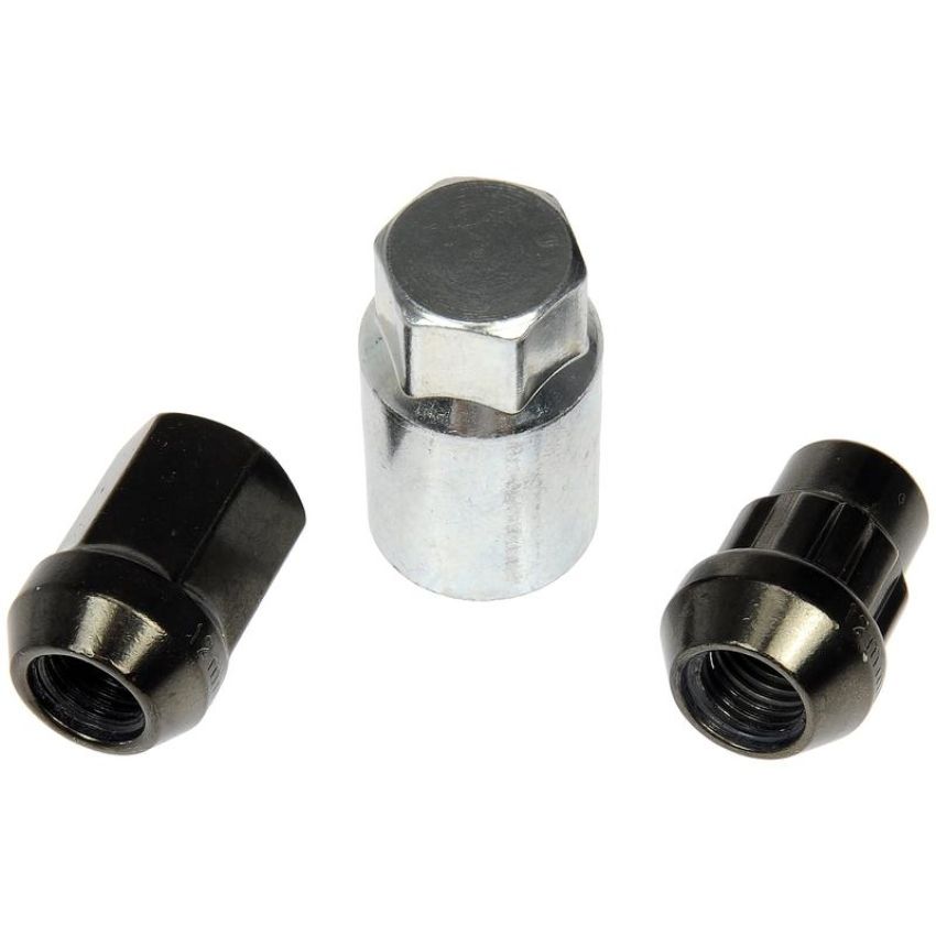 DORMAN 713-675Z Hyper Black Acorn Wheel Nut Lock Set