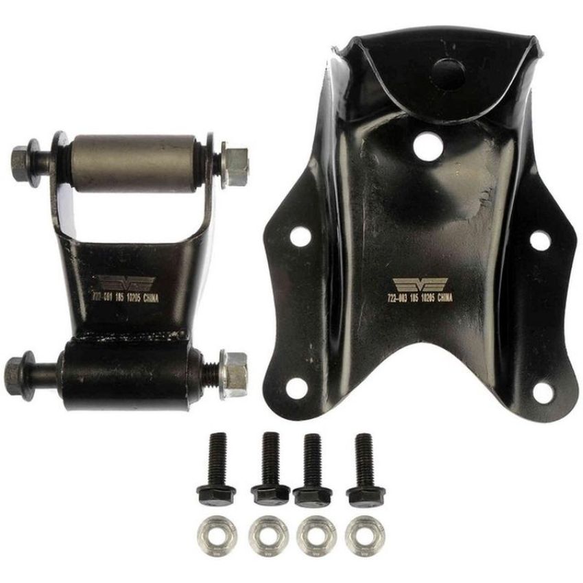 DORMAN 722-100 Rear Position Leaf Spring Shackle and Bracket Kit