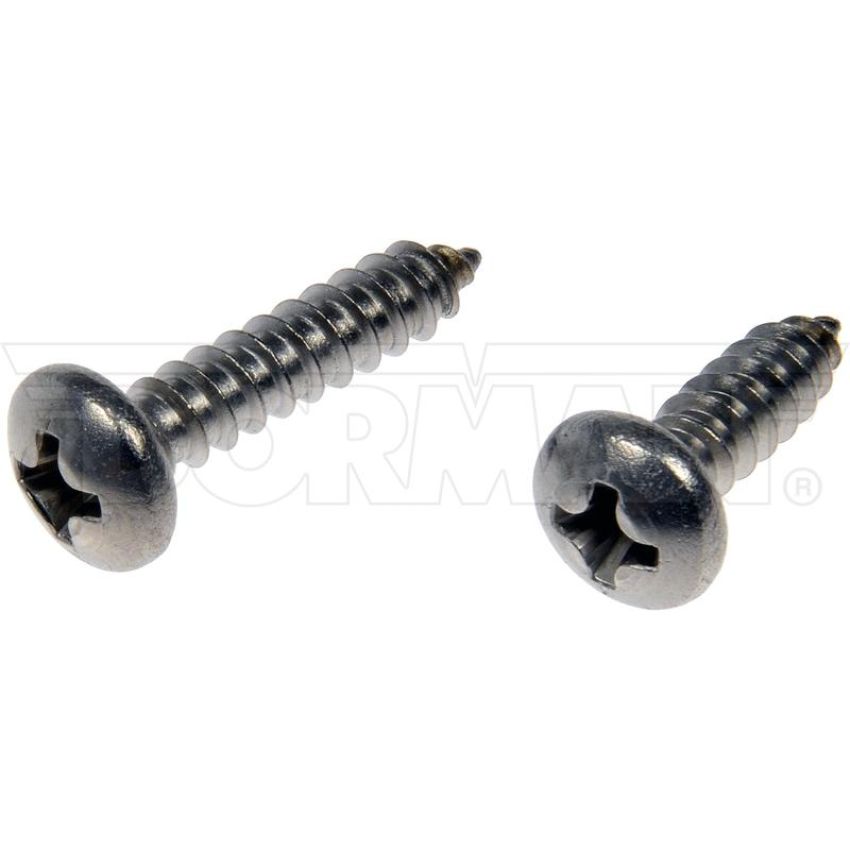 DORMAN 784-125D Self Tapping Screws - Stainless Steel - Pan Head - No.8 X 1/2 In., 3/4 In.