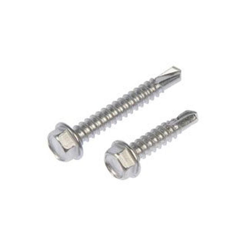 DORMAN 784-175 Self Tapping Screw-Stainless Steel-Hex Washer Head-No. 12 x 1 In., 1-1/2 In.