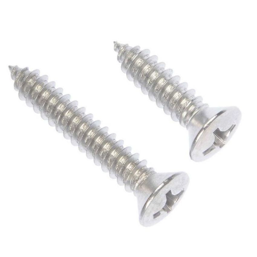 DORMAN 784-180 Self Tapping Screw-Stainless Steel-Oval Head-No. 14 x 1 In., 1-1/2 In.