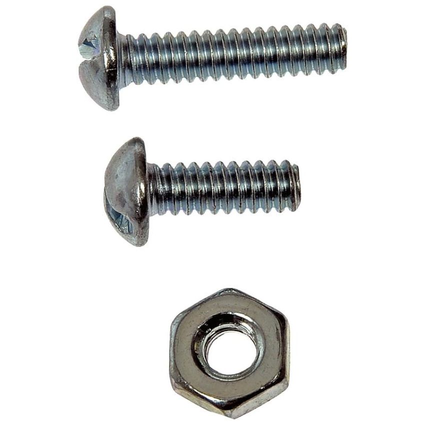 DORMAN 784-600 Stove Bolt With Nuts - 3/16-24 In. x 1/2 In./3/4 In.