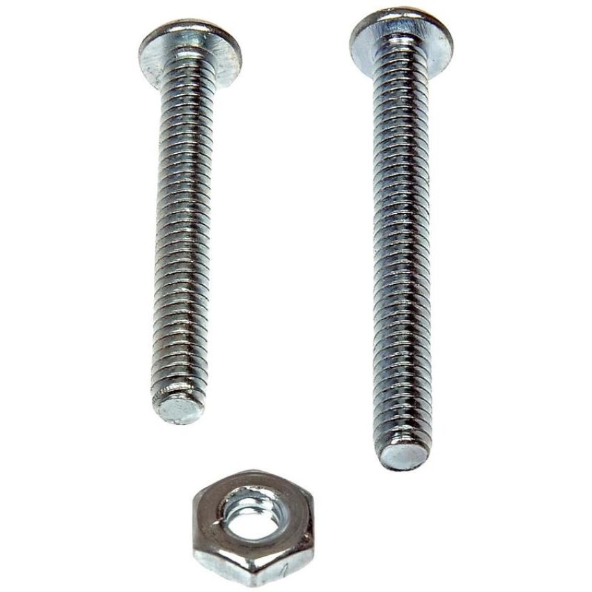 DORMAN 784-604 Stove Bolt With Nuts - 3/16-24 In. x 1-1/2 In./1-3/4In.