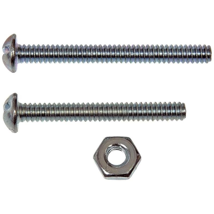 DORMAN 784-604 Stove Bolt With Nuts - 3/16-24 In. x 1-1/2 In./1-3/4In.