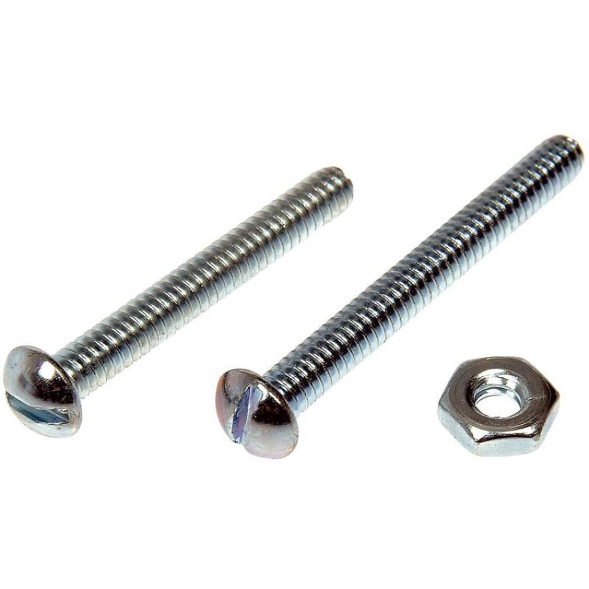 DORMAN 784-604 Stove Bolt With Nuts - 3/16-24 In. x 1-1/2 In./1-3/4In.