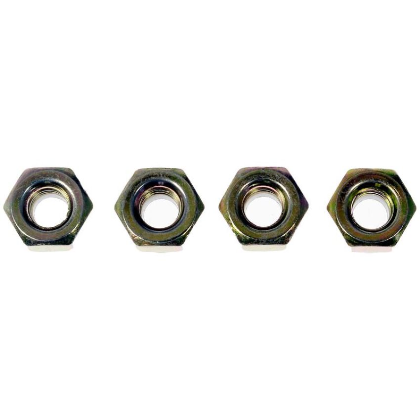DORMAN 784-750D Hex Lock Nuts With Nylon Ring - Grade 2 - Thread Size 1/4-20, Height 5/16 In.