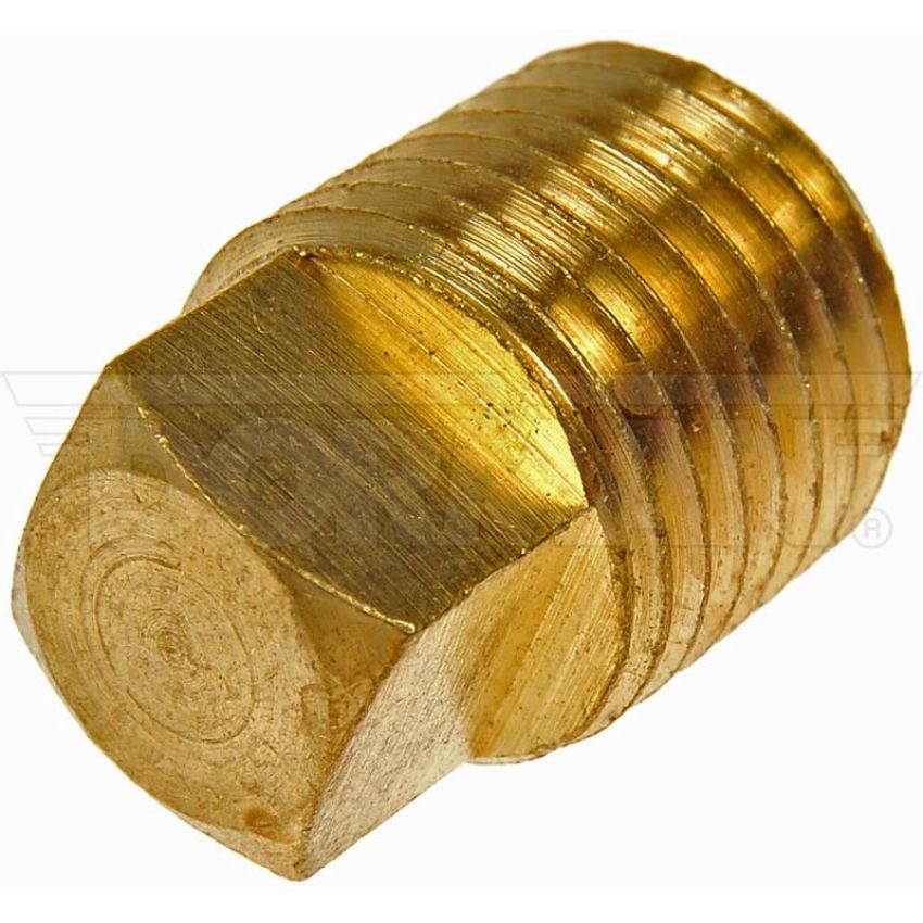 DORMAN 785-071D Brass Pipe Plug - Square Head - 1/4 In. MNPT