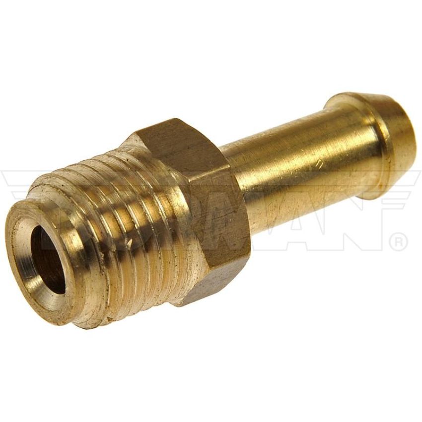 DORMAN 785-400D Fuel Hose Fitting - Inverted Flare Male Connector - 1/4 In. X 1/4 In. Tube