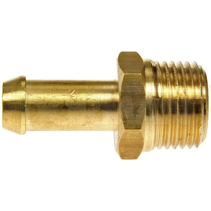 DORMAN 785-406D Fuel Hose Fitting - Male Connector - 3/8 In. X 3/8 In. MNPT