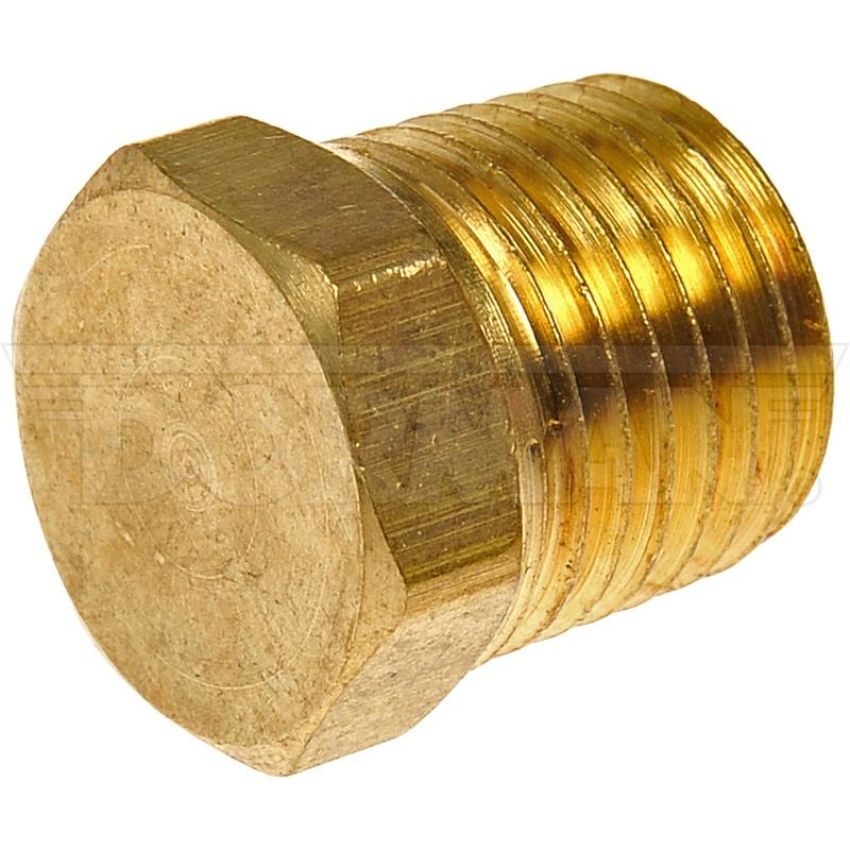 DORMAN 785-422D Brass Pipe Plug - Hex Head - 1/4 In. MNPT