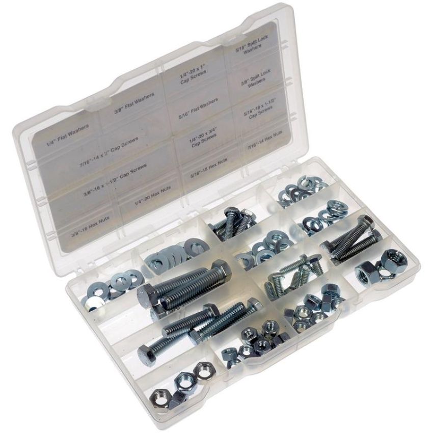 DORMAN 799-301 USS Grade 5 Standard Hardware Value Pack- 14 Sku's- 96 Pieces