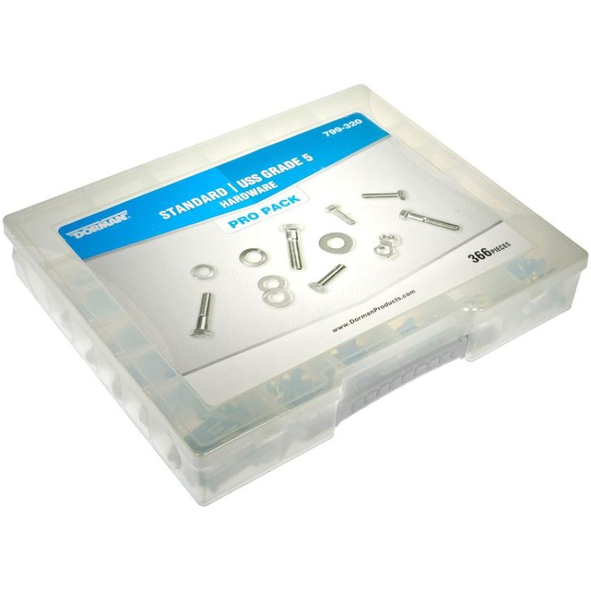 DORMAN 799-320 USS Grade 5 Standard Hardware Value Pack- 31 Sku's- 366
